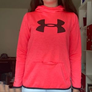 orange under armor hoodie